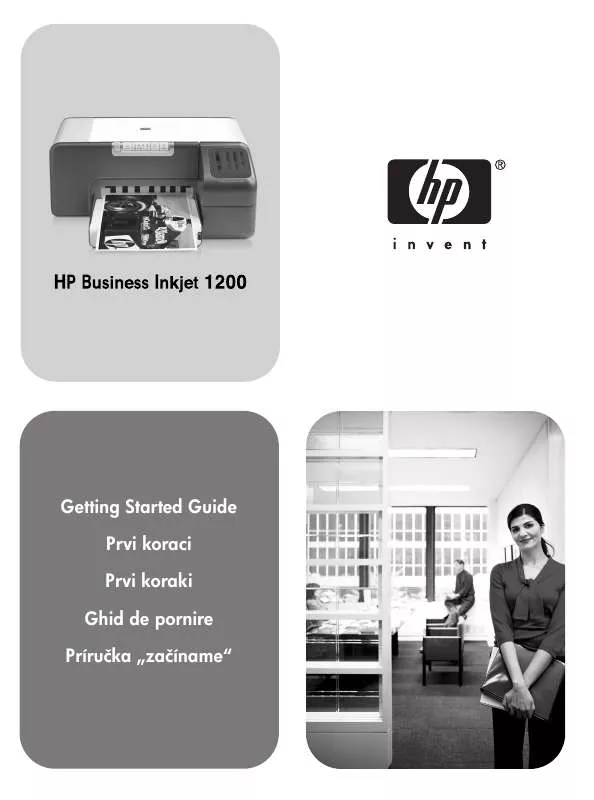 Mode d'emploi HP BUSINESS INKJET 1200