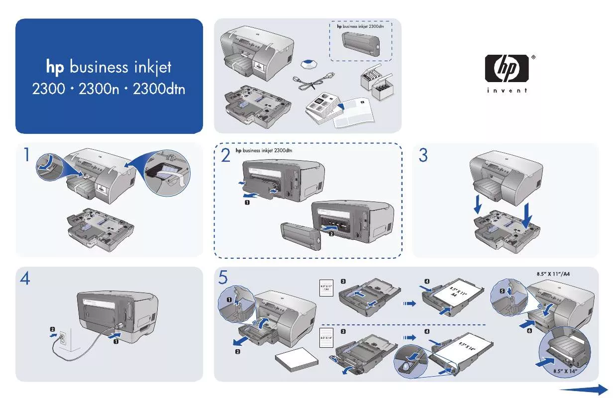 Mode d'emploi HP BUSINESS INKJET 2300