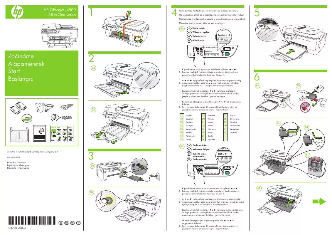 Mode d'emploi HP OFFICEJET J4000 ALL-IN-ONE