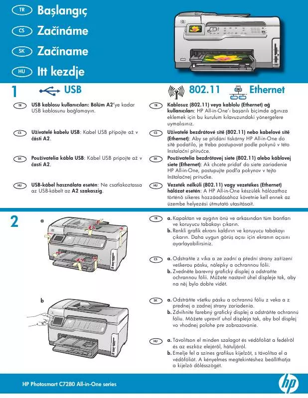 Mode d'emploi HP PHOTOSMART C7200 ALL-IN-ONE