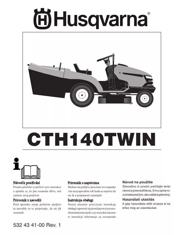 Mode d'emploi HUSQVARNA CTH140TWIN