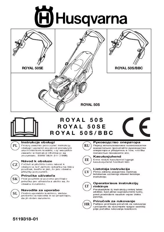 Mode d'emploi HUSQVARNA ROYAL 50 S