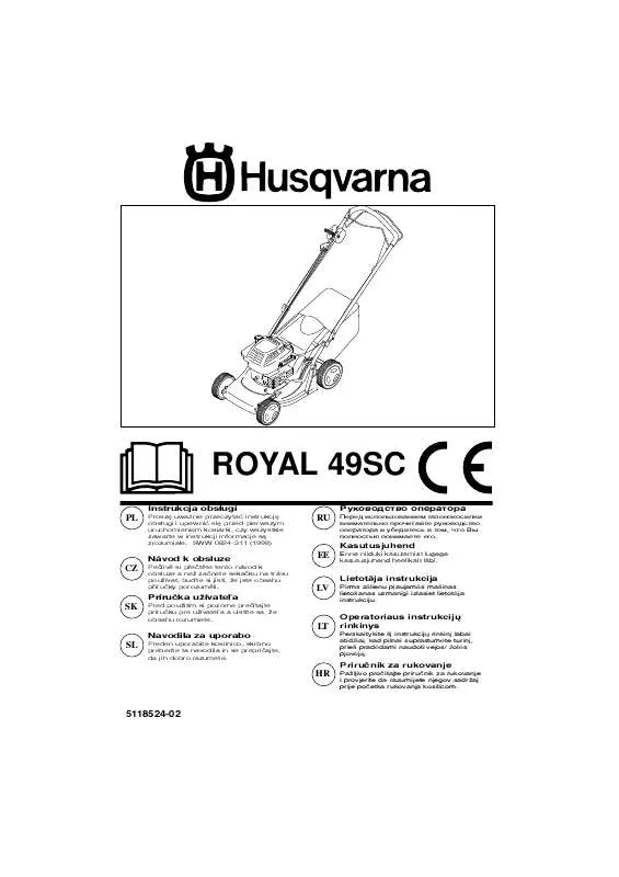 Mode d'emploi HUSQVARNA ROYAL 49 SC