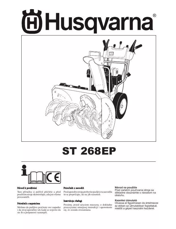 Mode d'emploi HUSQVARNA ST268 EP