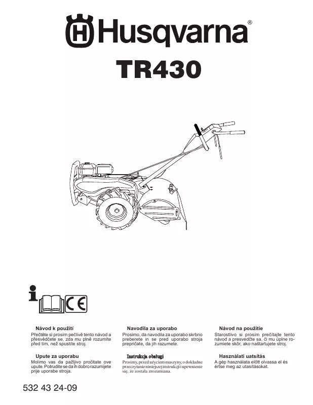 Mode d'emploi HUSQVARNA TR430