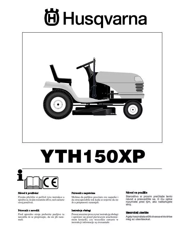 Mode d'emploi HUSQVARNA YTH 150 XP