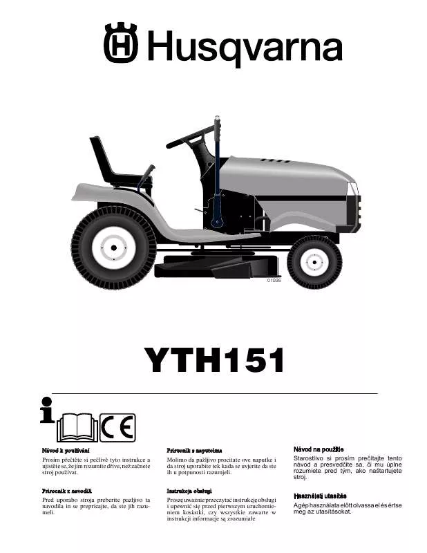 Mode d'emploi HUSQVARNA YTH 151