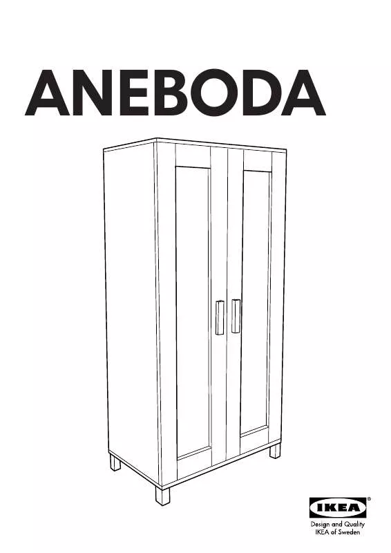 Mode d'emploi IKEA ANEBODA, SKRIŇA, 81X50, V180CM