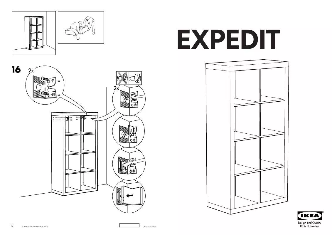 Mode d'emploi IKEA EXPEDIT, KNIŽNICA, 149X79CM