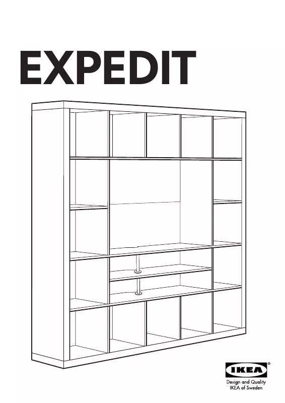 Mode d'emploi IKEA EXPEDIT, TV ÚLOŽNÝ DIEL, 185X185CM