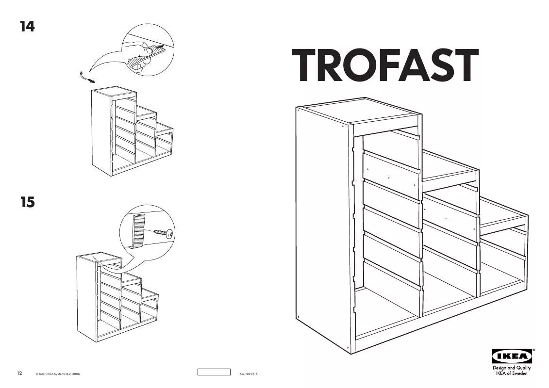 Mode d'emploi IKEA TROFAST, RÁM
