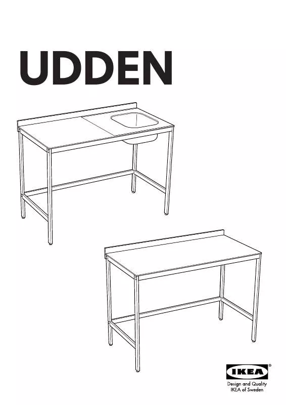 Mode d'emploi IKEA UDDEN, SPODNÁ SKRINKA