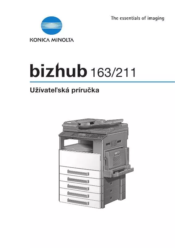 Mode d'emploi KONICA MINOLTA BIZHUB 163