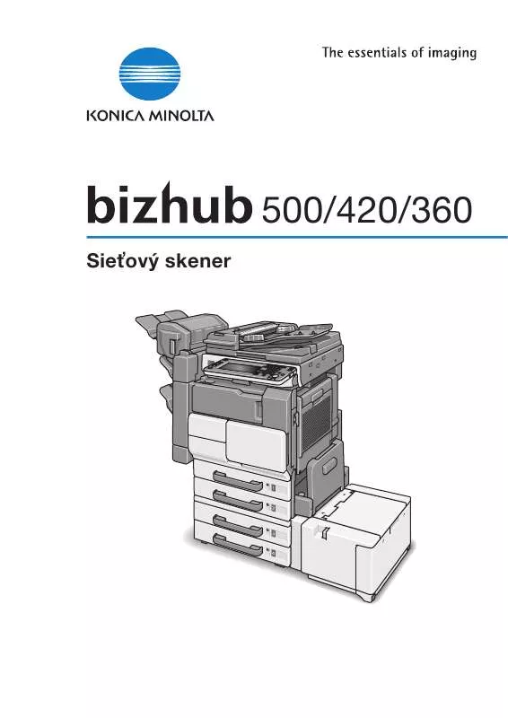 Mode d'emploi KONICA MINOLTA BIZHUB 420