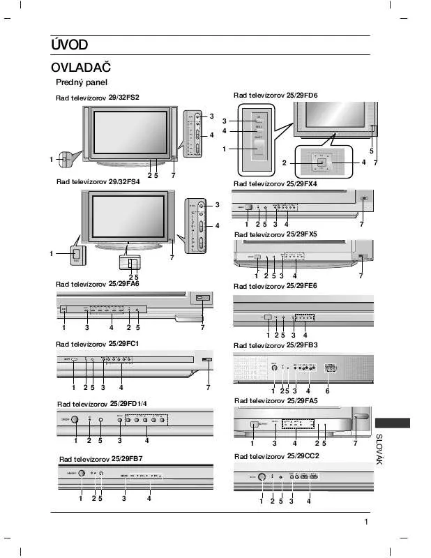 Mode d'emploi LG 29FB5RLX