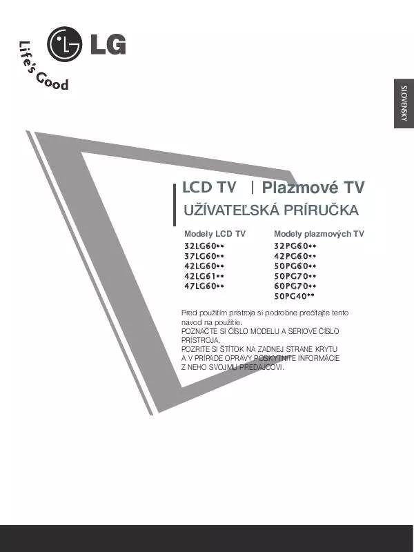 Mode d'emploi LG 426100