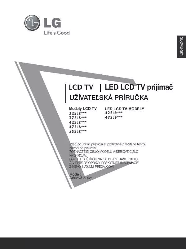 Mode d'emploi LG 47SL8500