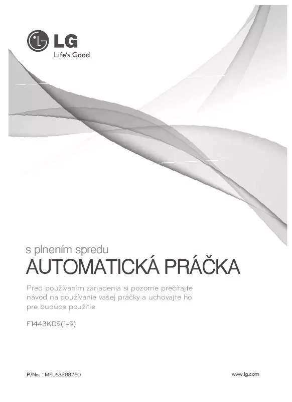 Mode d'emploi LG F1443KDS