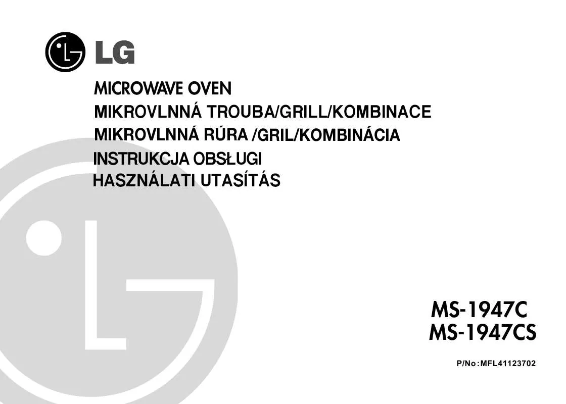 Mode d'emploi LG MS-1947-CS