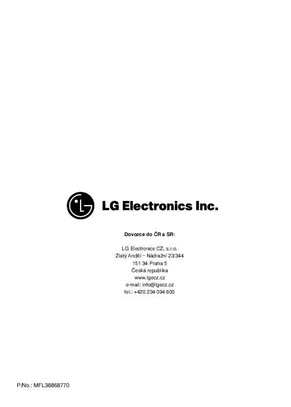 Mode d'emploi LG WD-14440 
