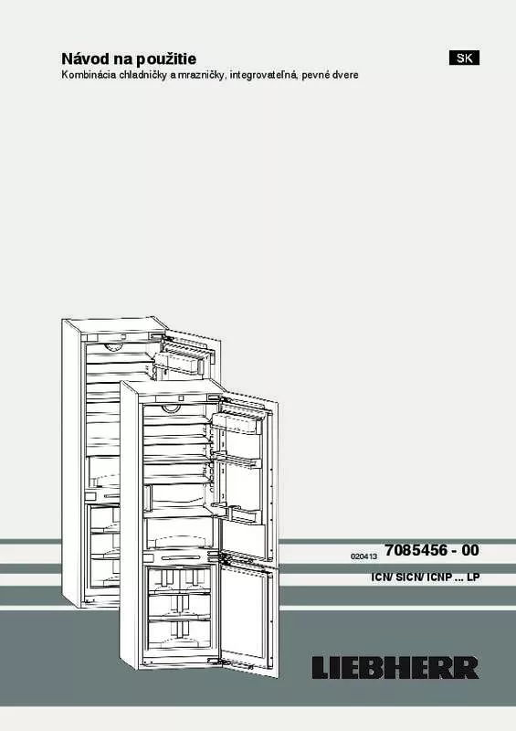 Mode d'emploi LIEBHERR SICN 3356 PREMIUM NOFROST