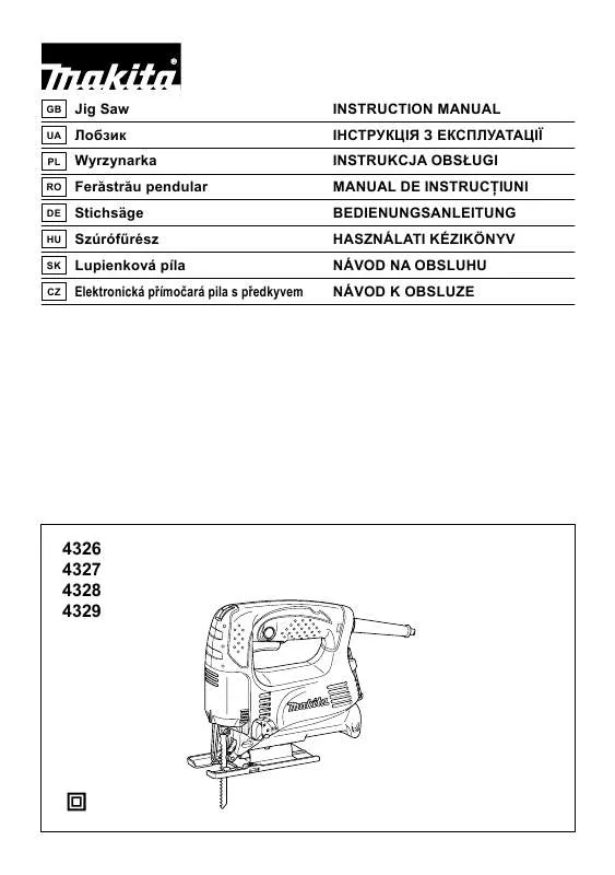 Mode d'emploi MAKITA 4328