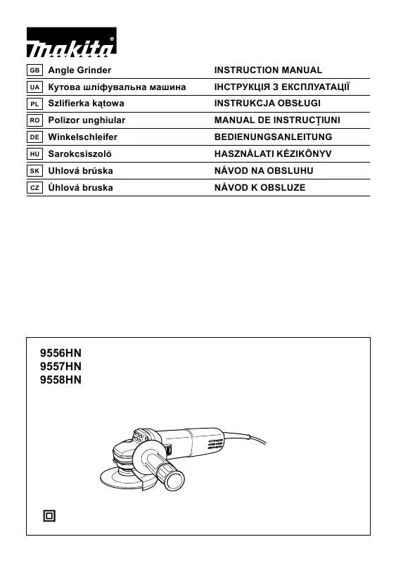 Mode d'emploi MAKITA 9558HN