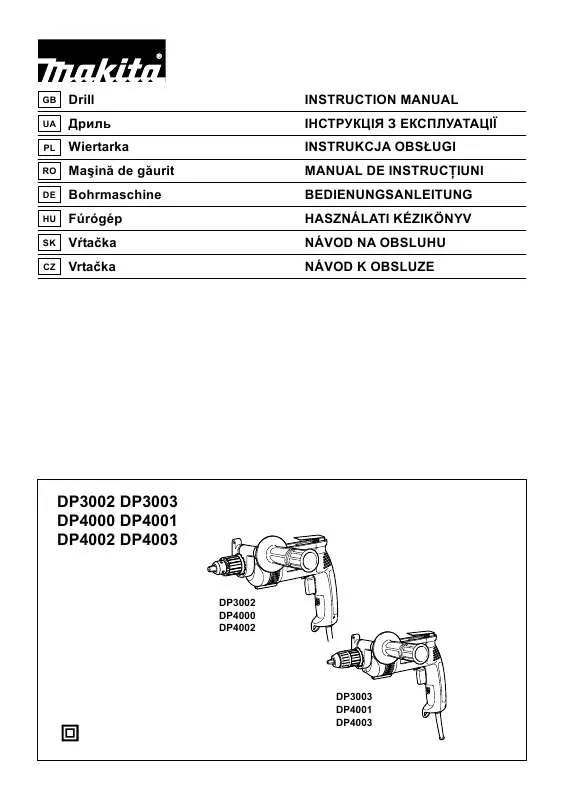 Mode d'emploi MAKITA DP4002