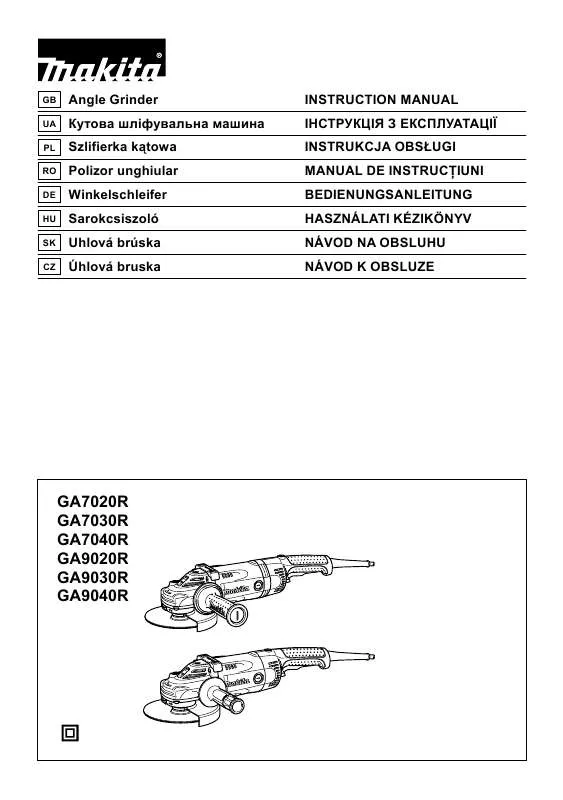 Mode d'emploi MAKITA GA7030R