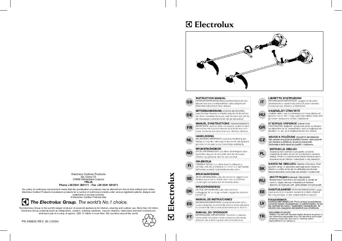 Mode d'emploi MCCULLOCH CABRIO 340