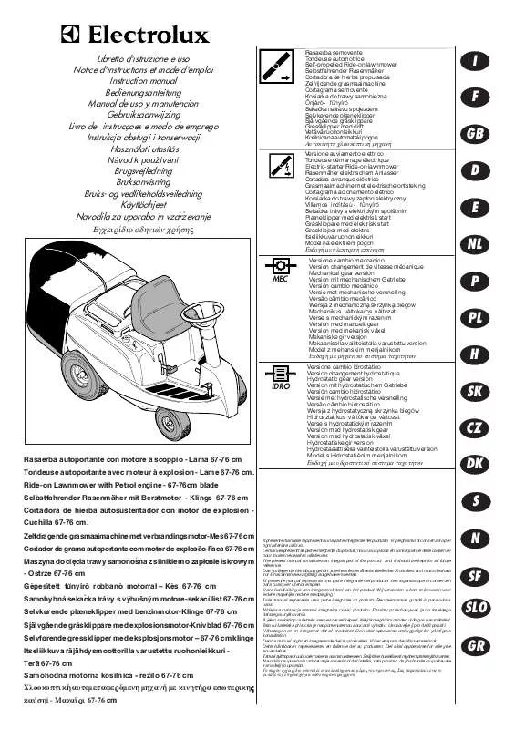 Mode d'emploi MCCULLOCH CHOPPY 125H