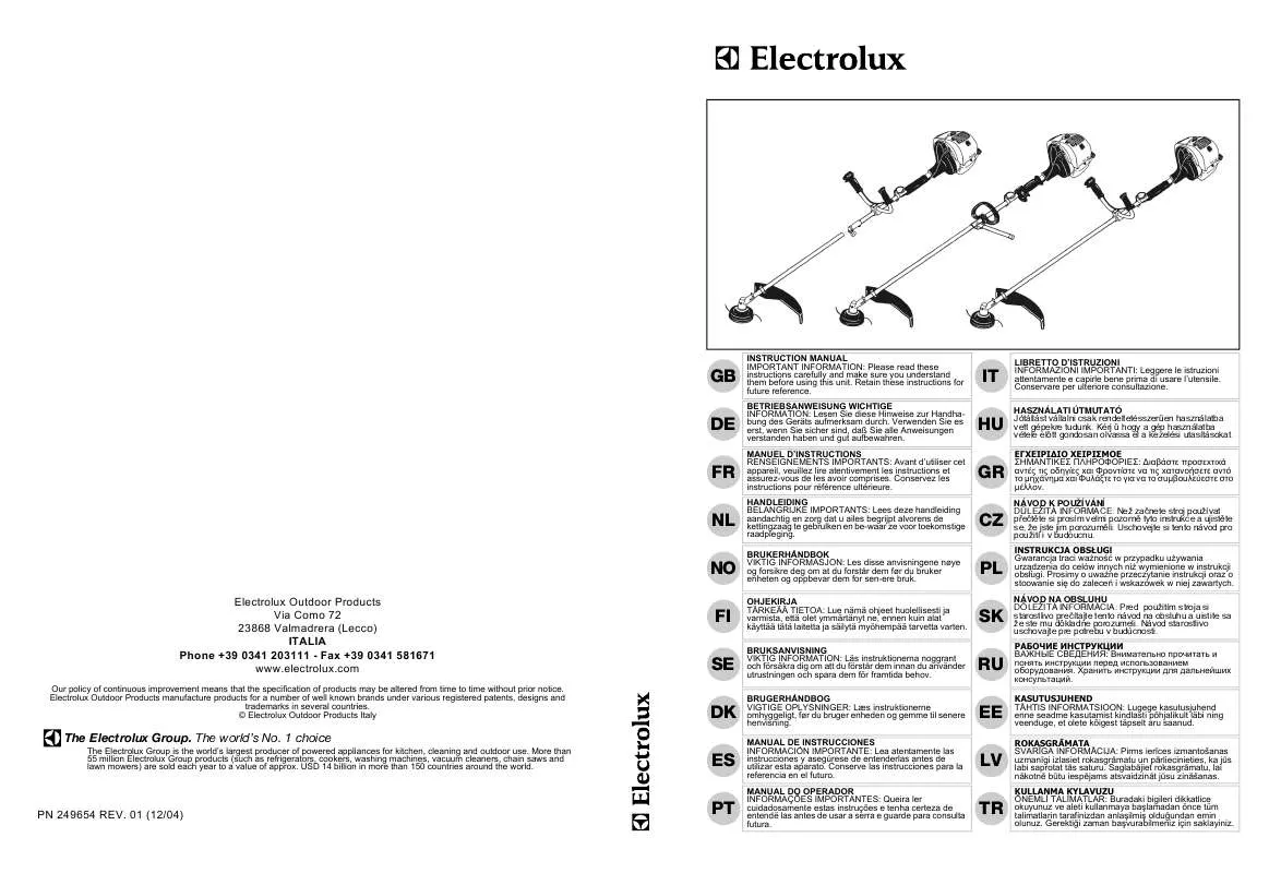 Mode d'emploi MCCULLOCH EUROMAC D250