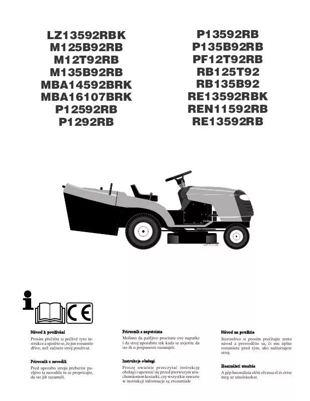 Mode d'emploi MCCULLOCH M125B92RB