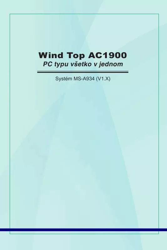 Mode d'emploi MSI WIND TOP AC1900