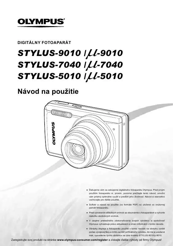 Mode d'emploi OLYMPUS Μ-5010