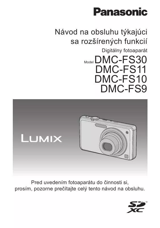 Mode d'emploi PANASONIC DMCFS10