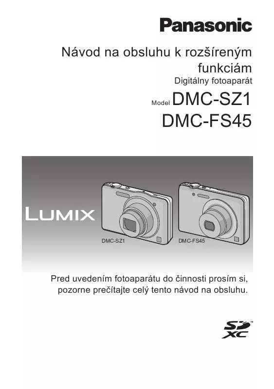 Mode d'emploi PANASONIC DMC-FS45