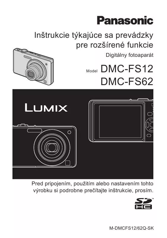 Mode d'emploi PANASONIC DMCFS62