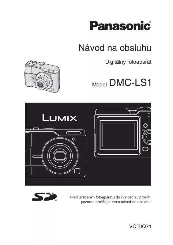 Mode d'emploi PANASONIC DMCLS1EG