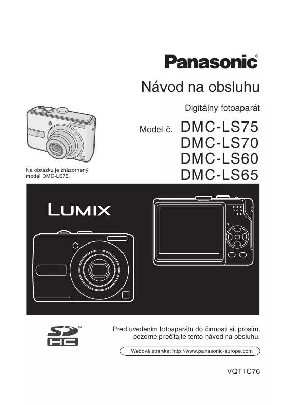 Mode d'emploi PANASONIC DMCLS70