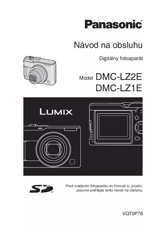 Mode d'emploi PANASONIC DMCLZ1