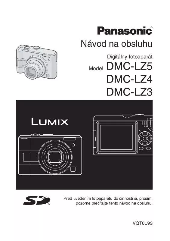 Mode d'emploi PANASONIC DMCLZ3