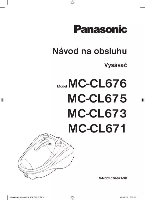 Mode d'emploi PANASONIC MCCL676