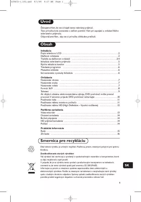 Mode d'emploi PHILIPS 17PF9220