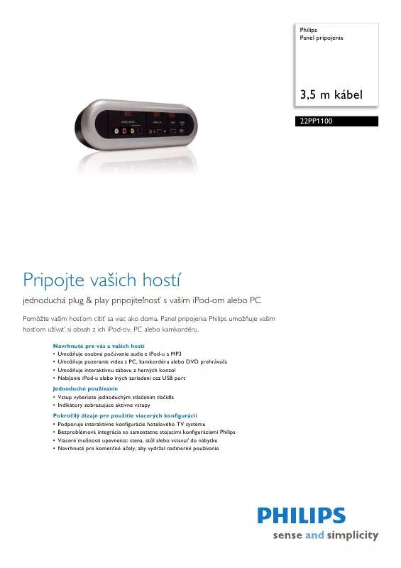 Mode d'emploi PHILIPS 22PP1100