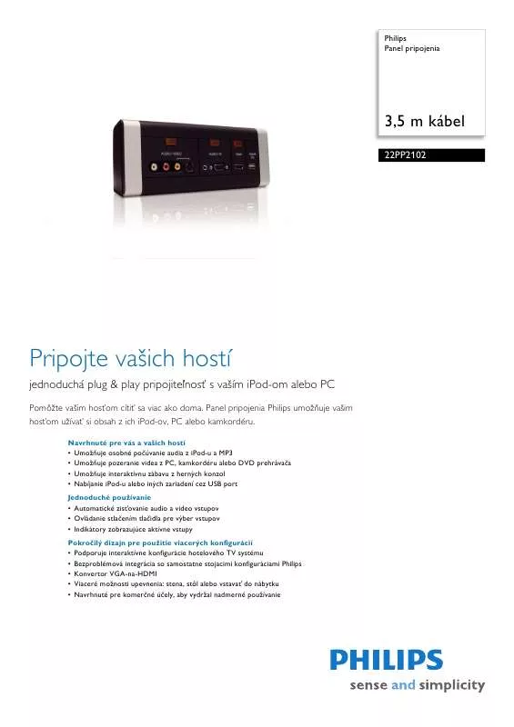 Mode d'emploi PHILIPS 22PP2102