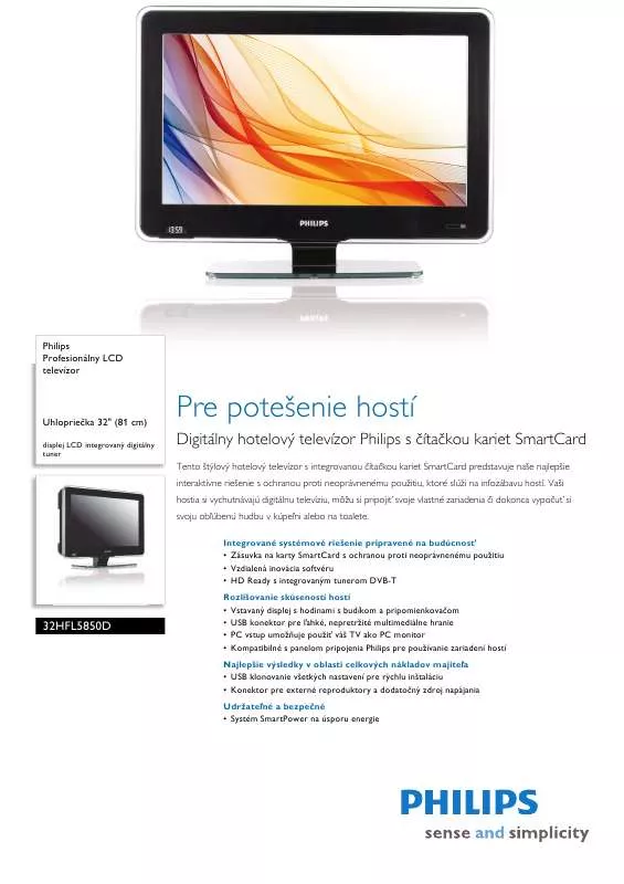 Mode d'emploi PHILIPS 32HFL5850D