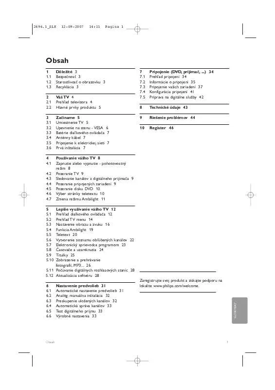 Mode d'emploi PHILIPS 47PFL9732D