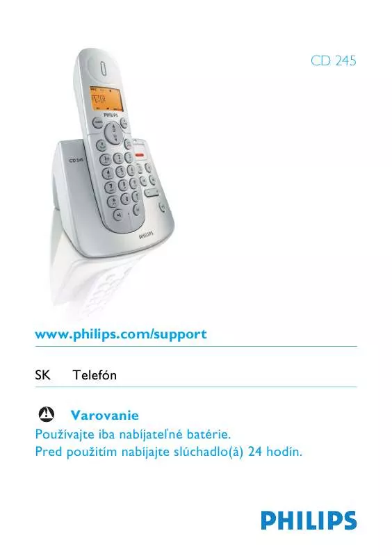 Mode d'emploi PHILIPS CD2451S