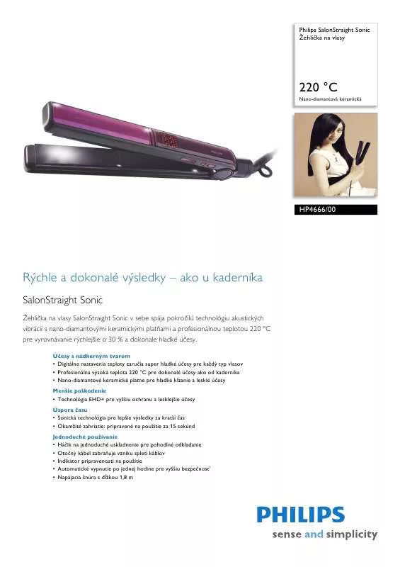 Mode d'emploi PHILIPS HP-4666